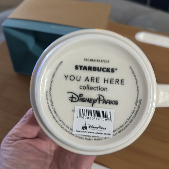 Disney Epcot Starbucks Coffee Mug 14oz NWT Rare Version 3 rare New In Box - Picture 8 of 9